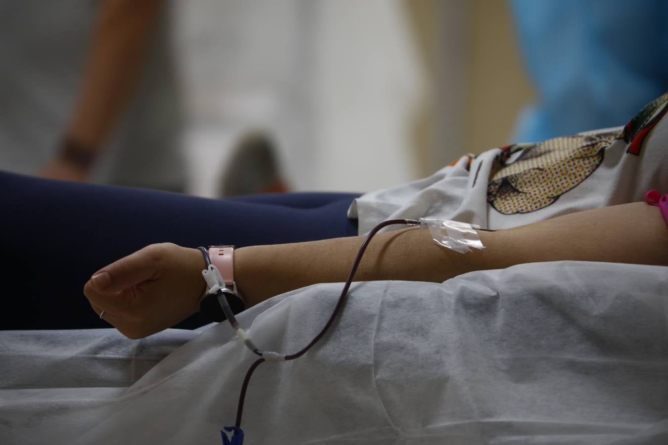 La donación de sangre en el Centro Comercial El Arcángel, en imágenes