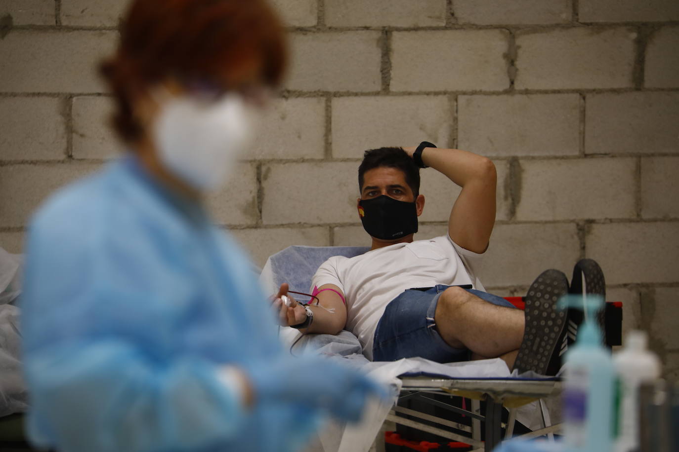 La donación de sangre en el centro comercial El Arcángel de Córdoba, en imágenes