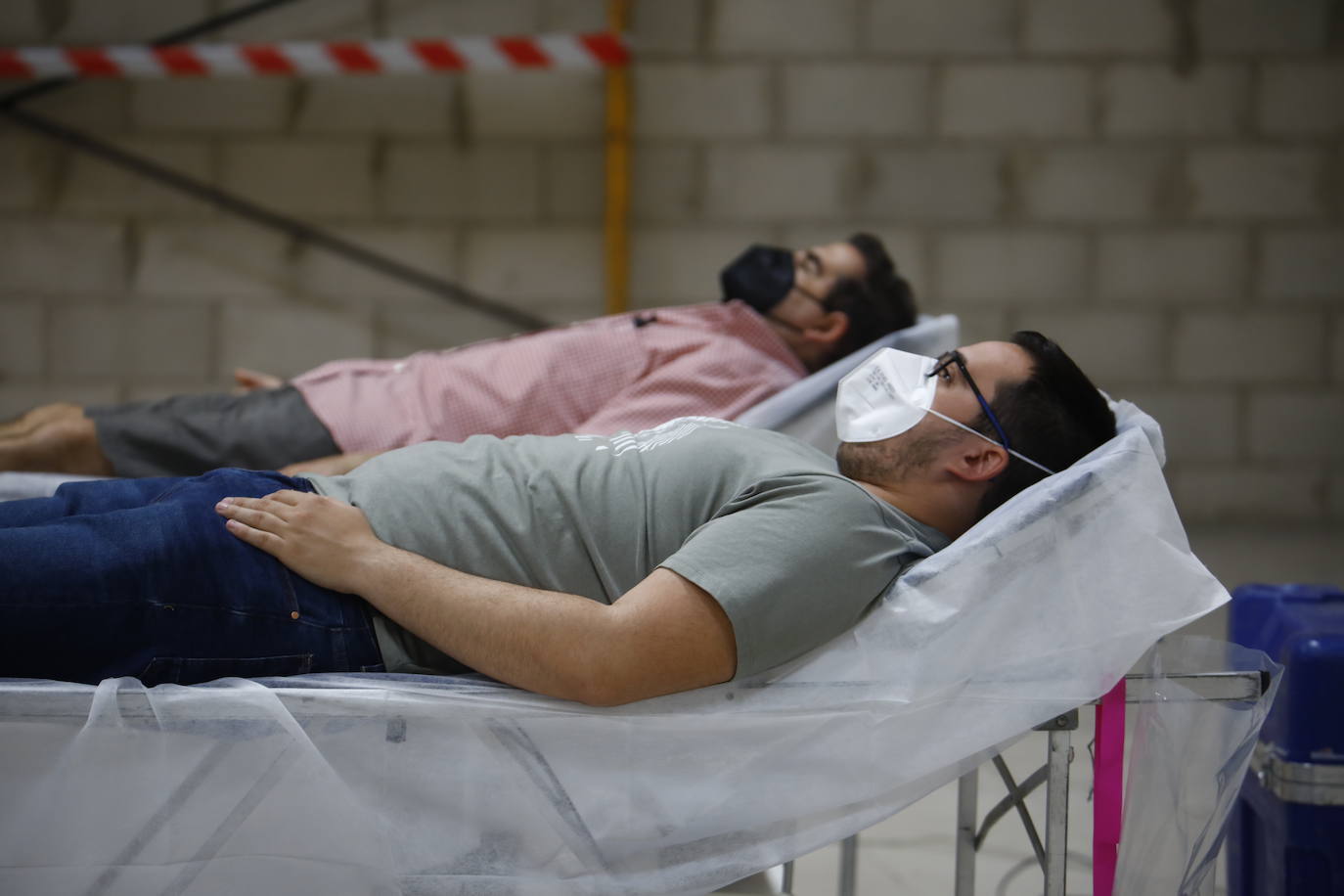 La donación de sangre en el centro comercial El Arcángel de Córdoba, en imágenes