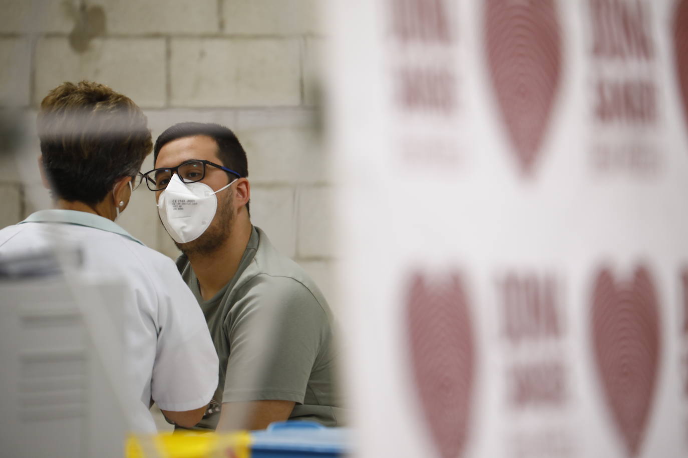 La donación de sangre en el centro comercial El Arcángel de Córdoba, en imágenes