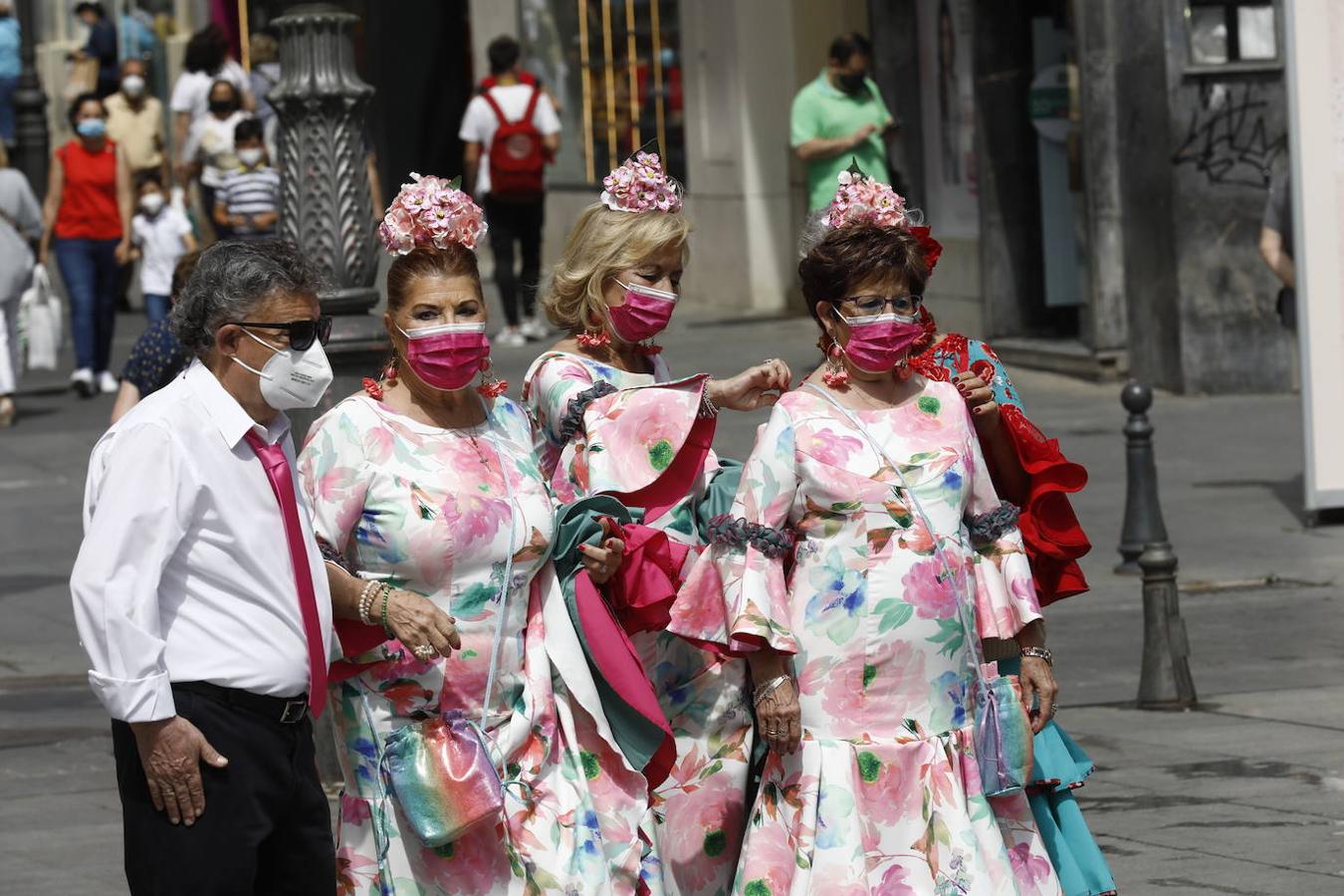 La concentración de mujeres de flamenca en Córdoba, en imágenes