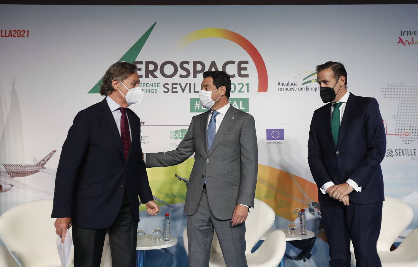 Juanma Moreno inaugura Aerospace and Defense Meetings-ADM Sevilla 2021