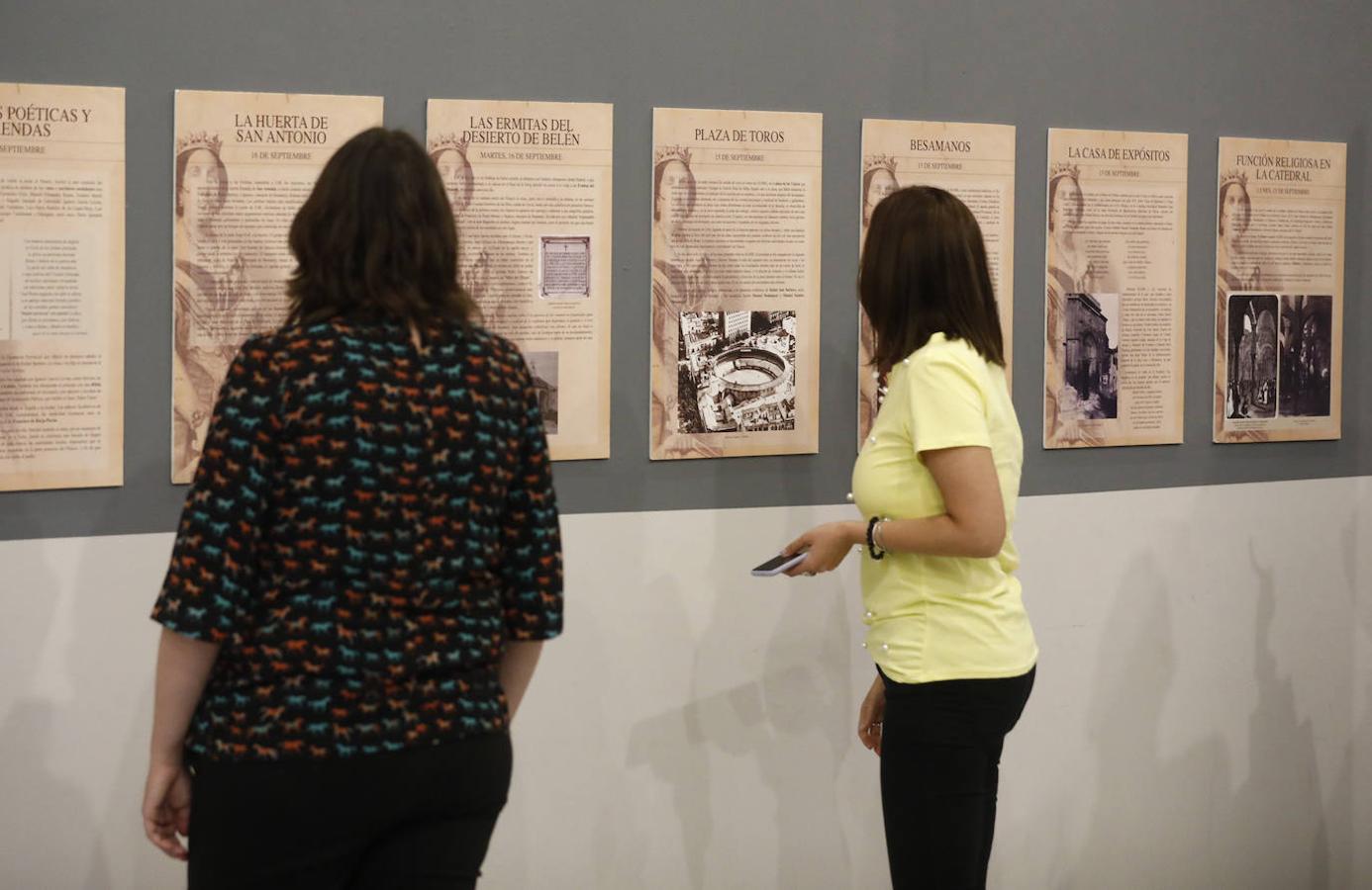 La exposición sobre la visita de Isabel II a Córdoba, en imágenes