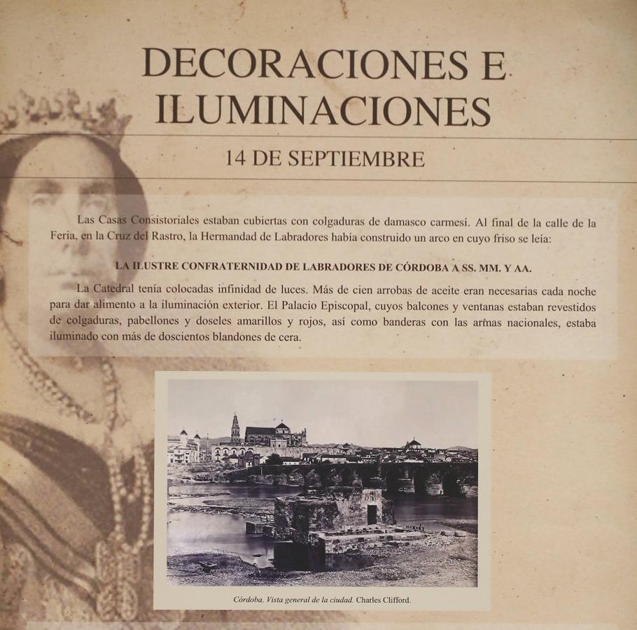 La exposición sobre la visita de Isabel II a Córdoba, en imágenes