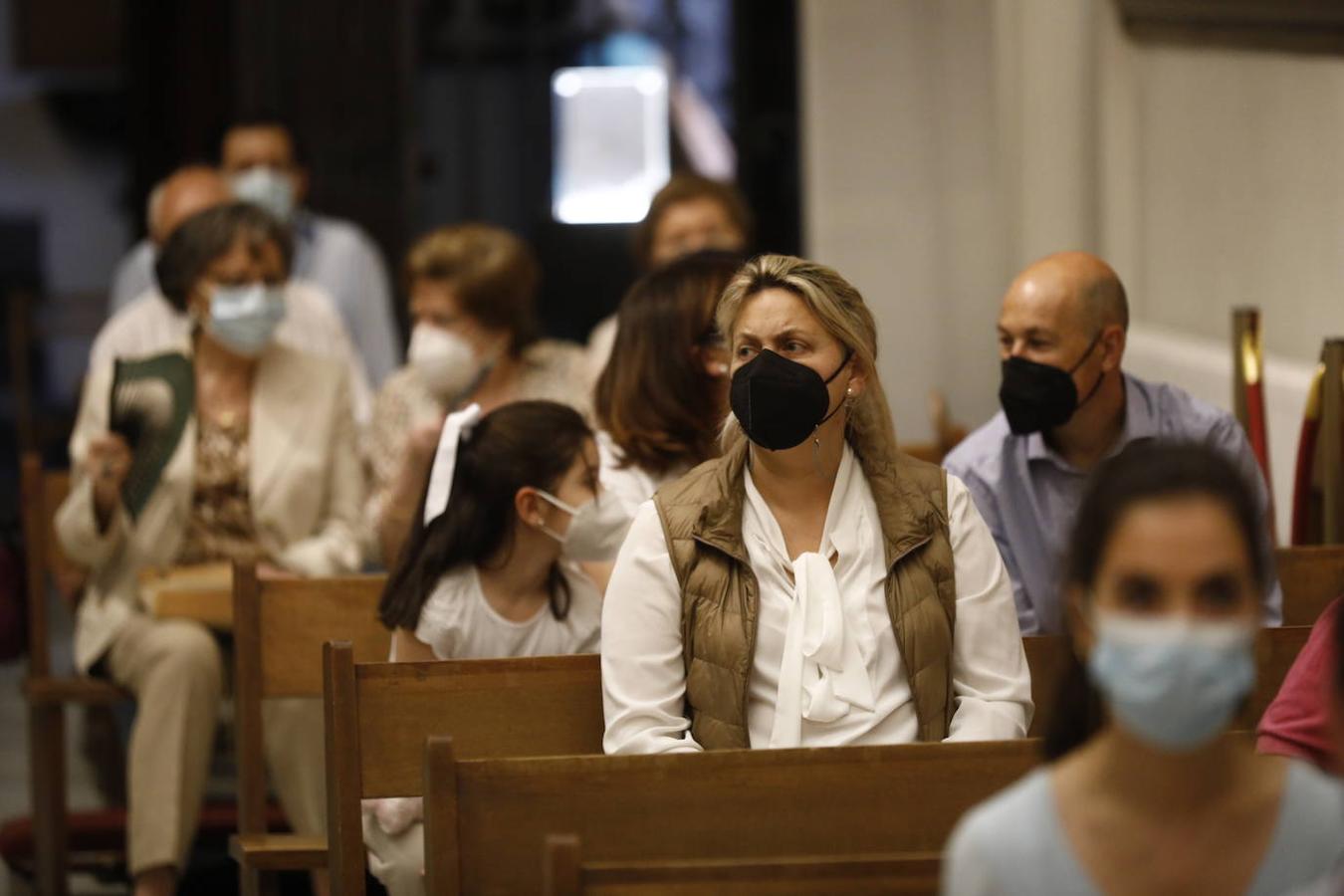 El acto con las reliquias de San Juan Pablo II en Córdoba, en imágenes