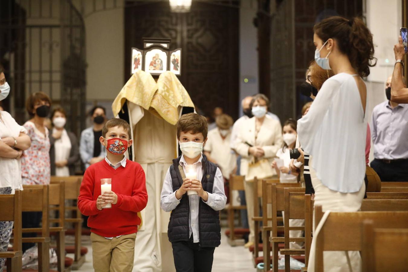 El acto con las reliquias de San Juan Pablo II en Córdoba, en imágenes