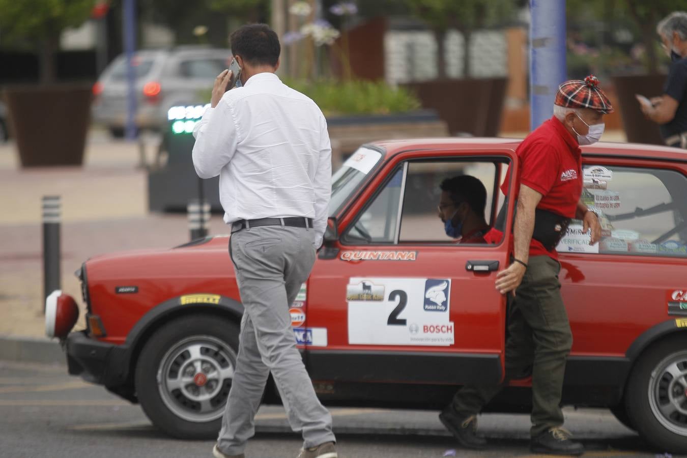 La salida desde Sevilla de la etapa de la Spain Classic Rally, en imágenes