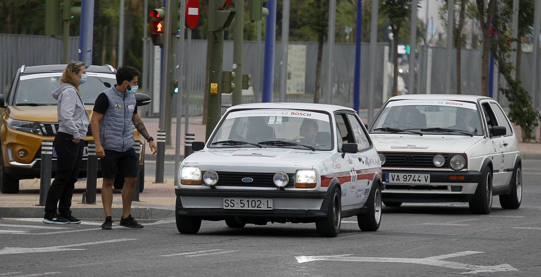 La salida desde Sevilla de la etapa de la Spain Classic Rally, en imágenes