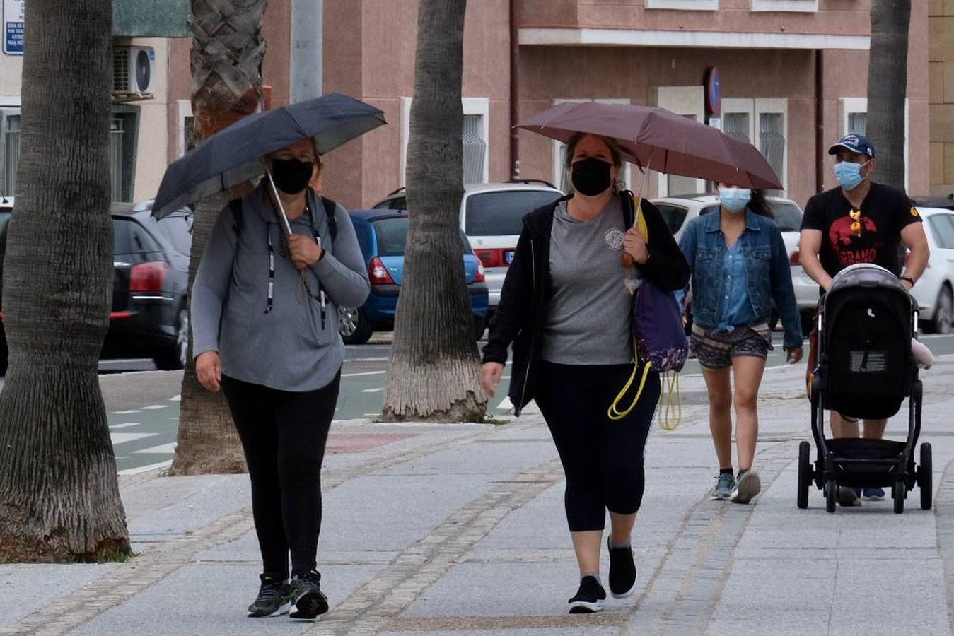 El Tiempo en Cádiz: jornada de lluvia y viento