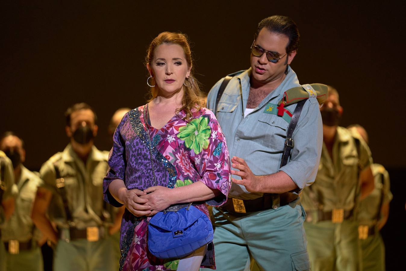 Un momento de la ópera 'Carmen' en el Teatro de la Maestranza