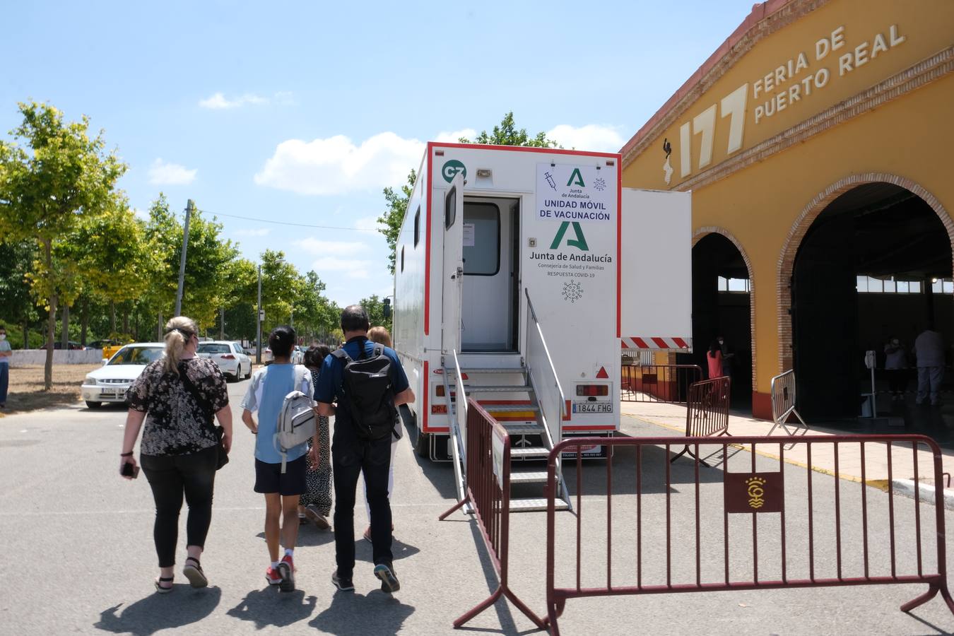 Vacunación masiva contra el Covid en Puerto Real