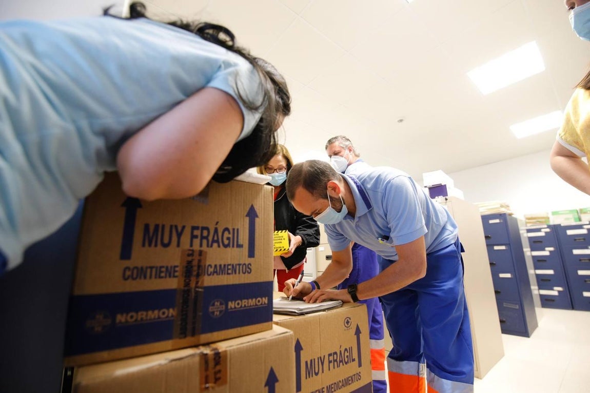 En imágenes, el &#039;viaje&#039; de la vacuna Covid en Córdoba