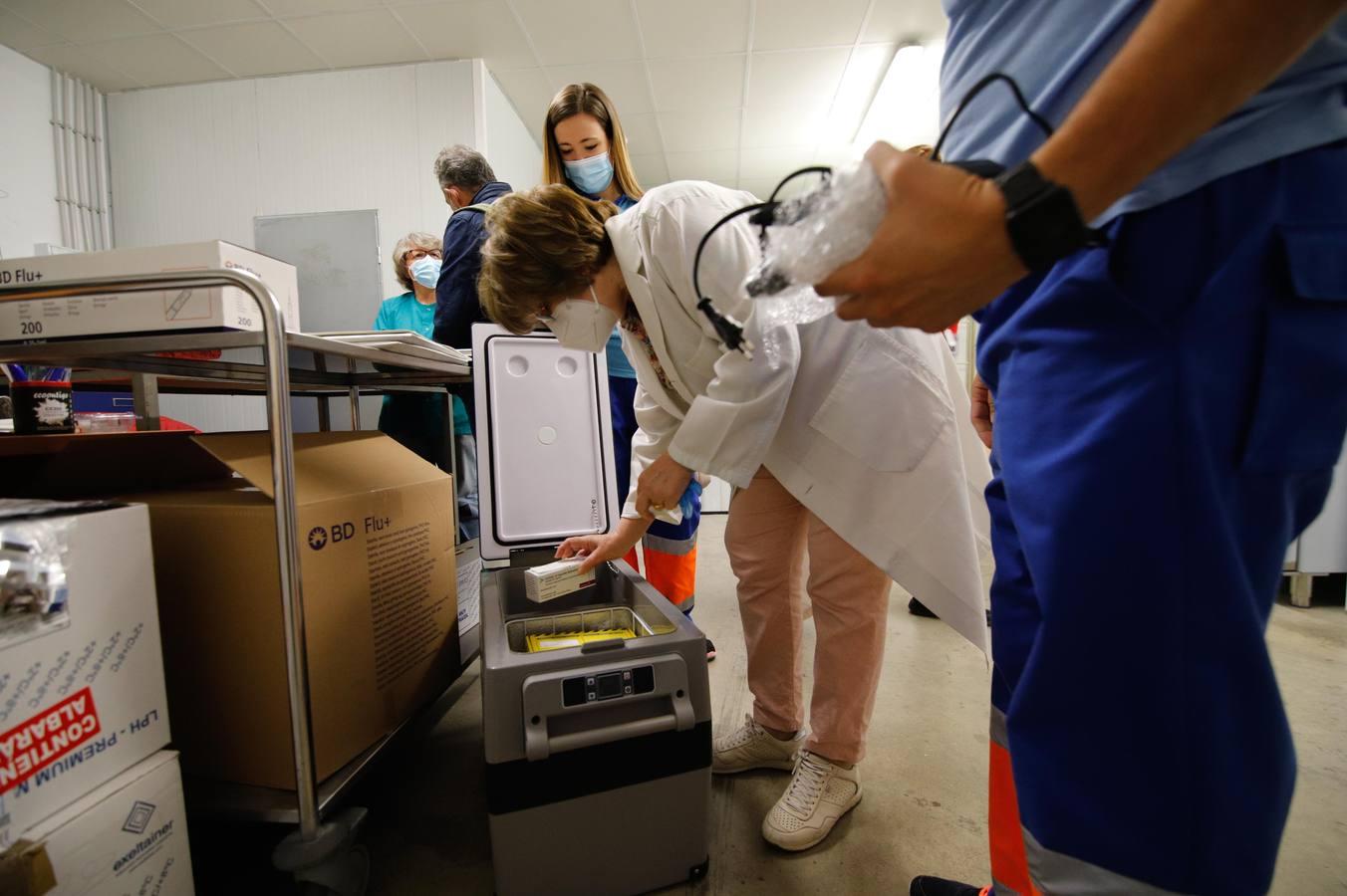 En imágenes, el &#039;viaje&#039; de la vacuna Covid en Córdoba