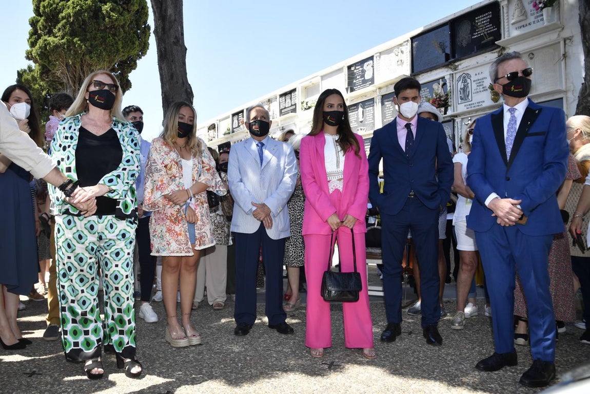 La familia reunida este fin de semana con motivo del 15 aniversario del fallecimiento de Jurado. 