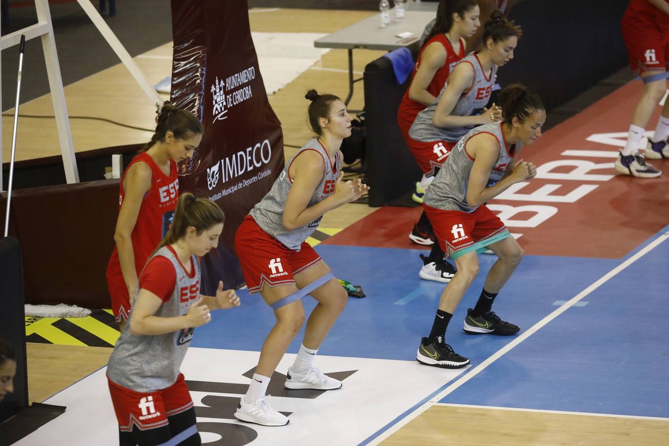 El entrenamiento de España de baloncesto en Córdoba, en imágenes