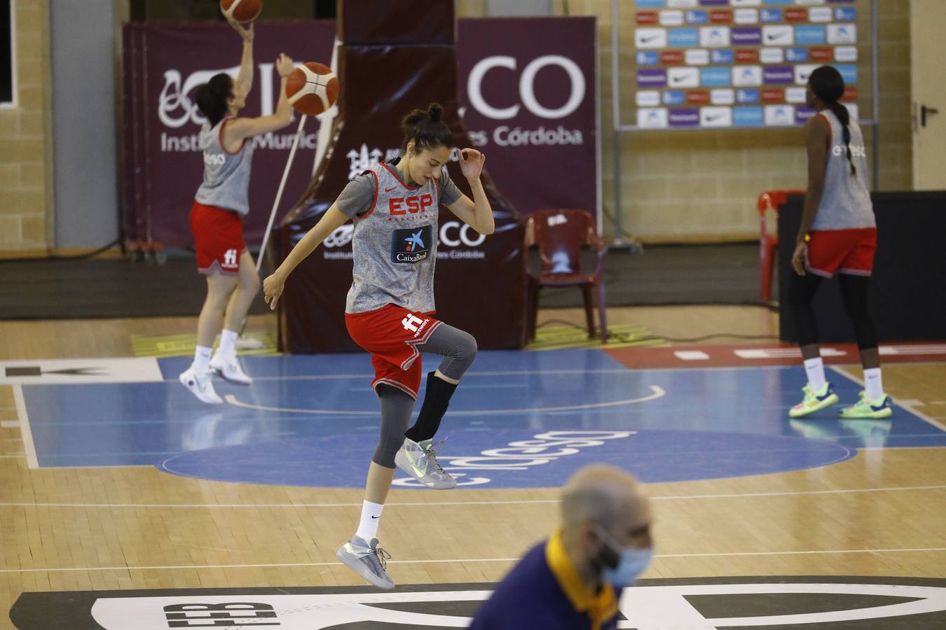 El entrenamiento de España de baloncesto en Córdoba, en imágenes