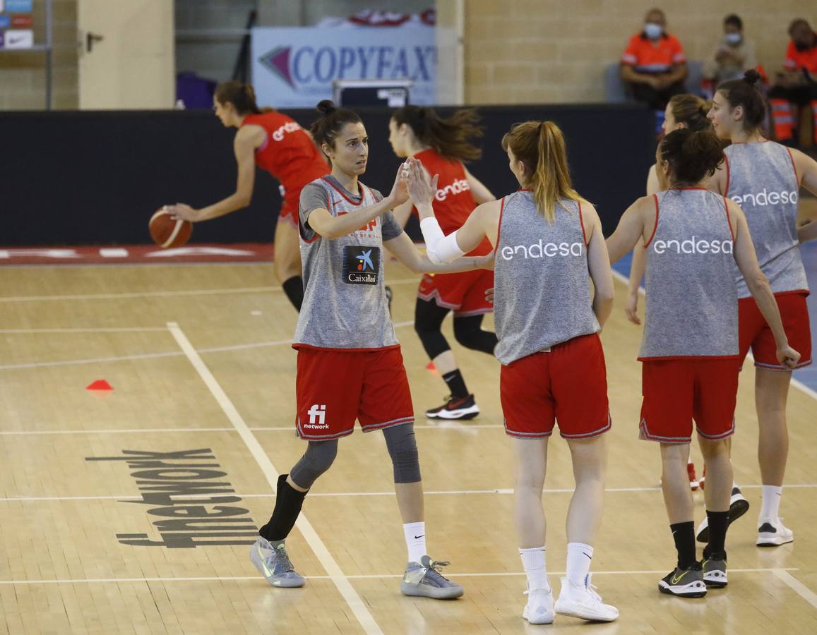 El entrenamiento de España de baloncesto en Córdoba, en imágenes