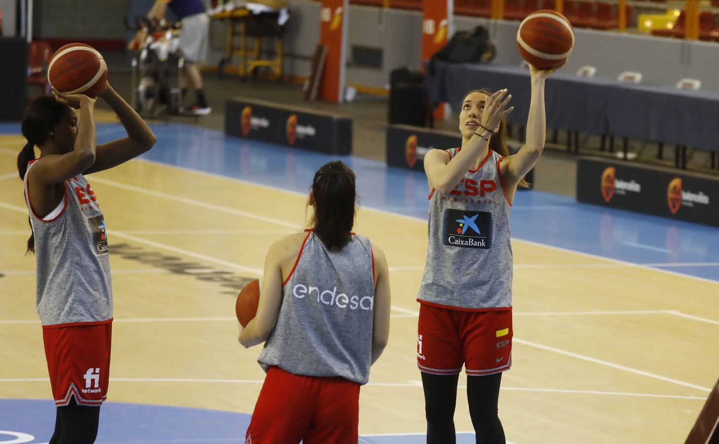 El entrenamiento de España de baloncesto en Córdoba, en imágenes