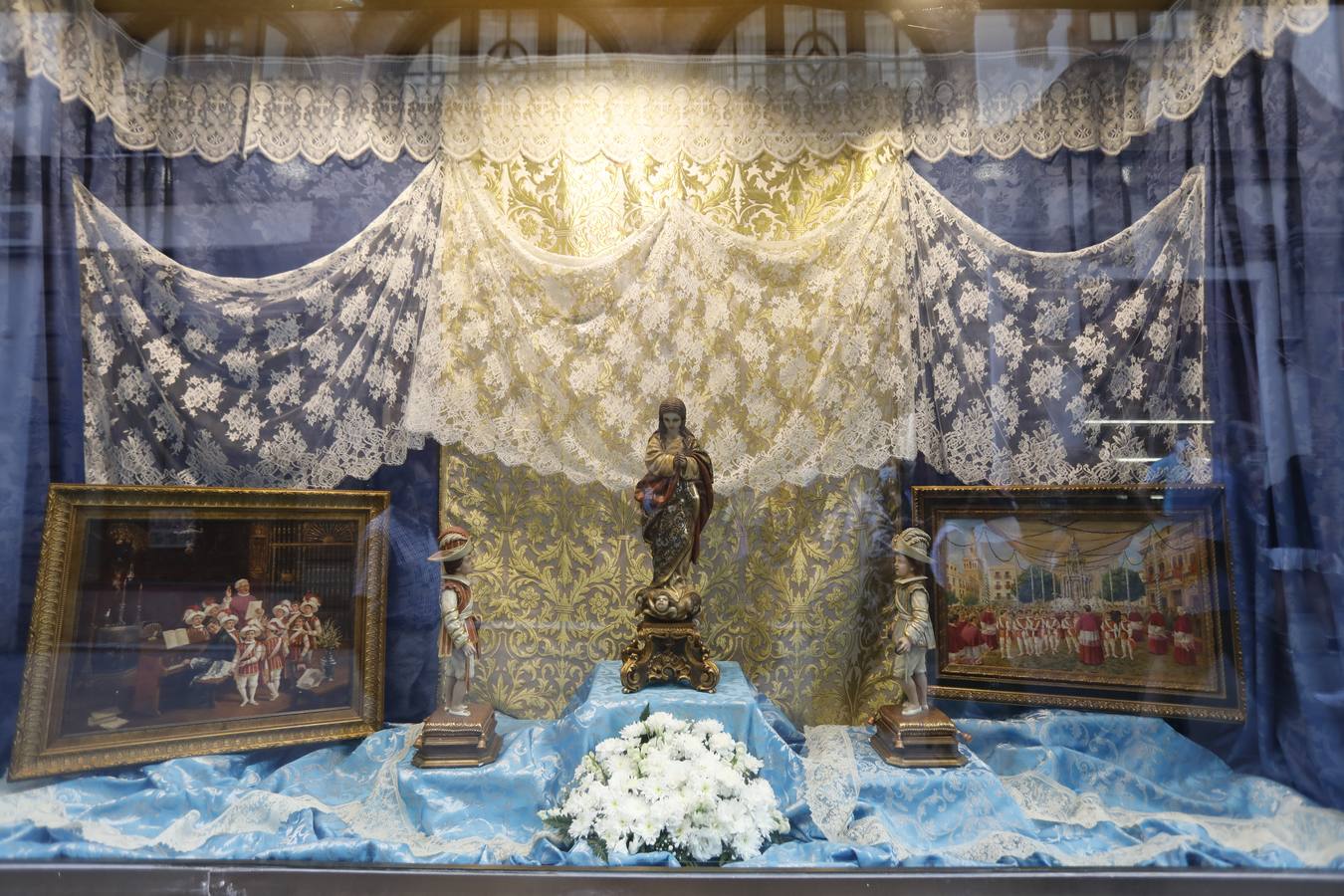 Ambiente previo al Corpus Christi en Sevilla