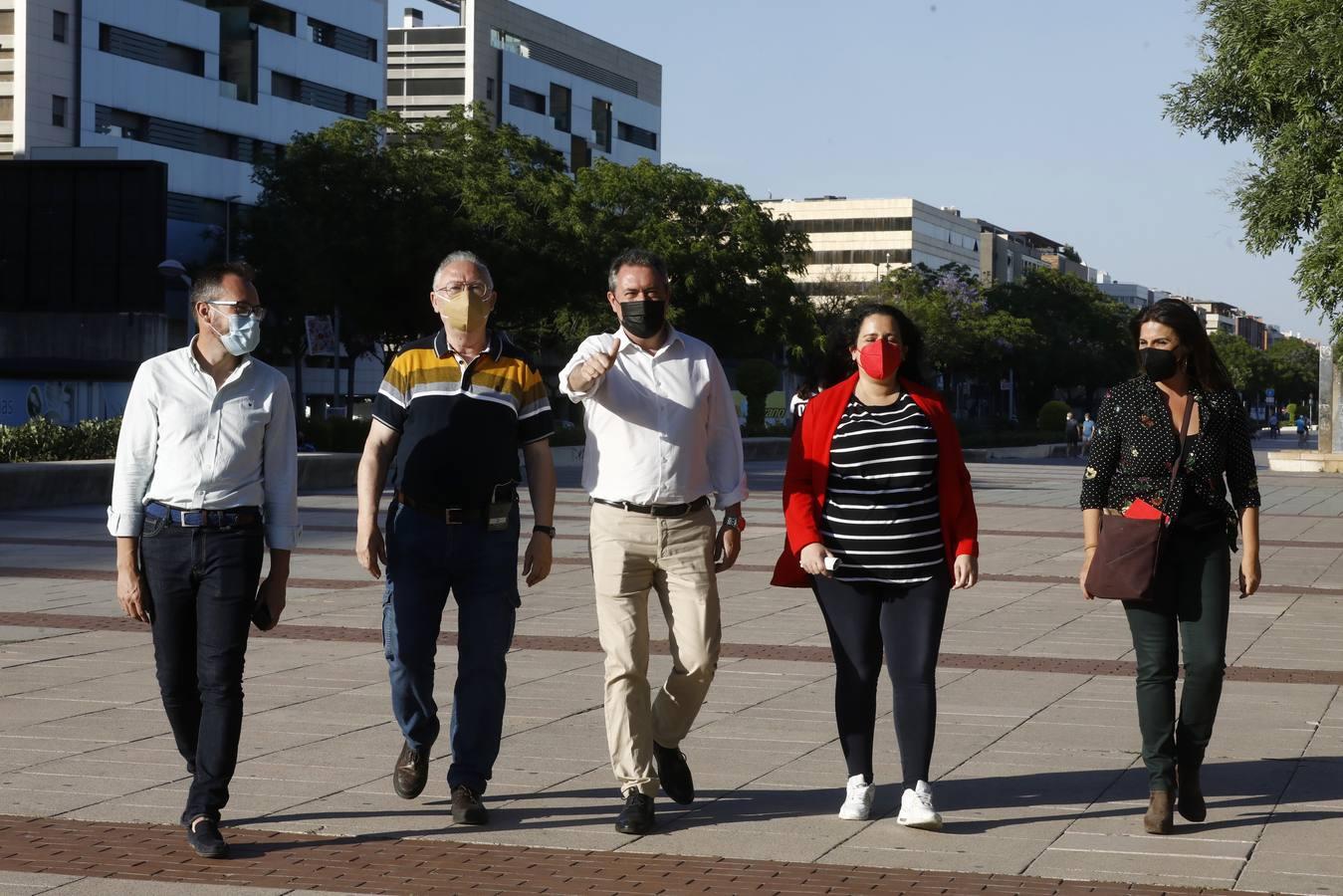 El acto de Juan Espadas en Córdoba, en imágenes