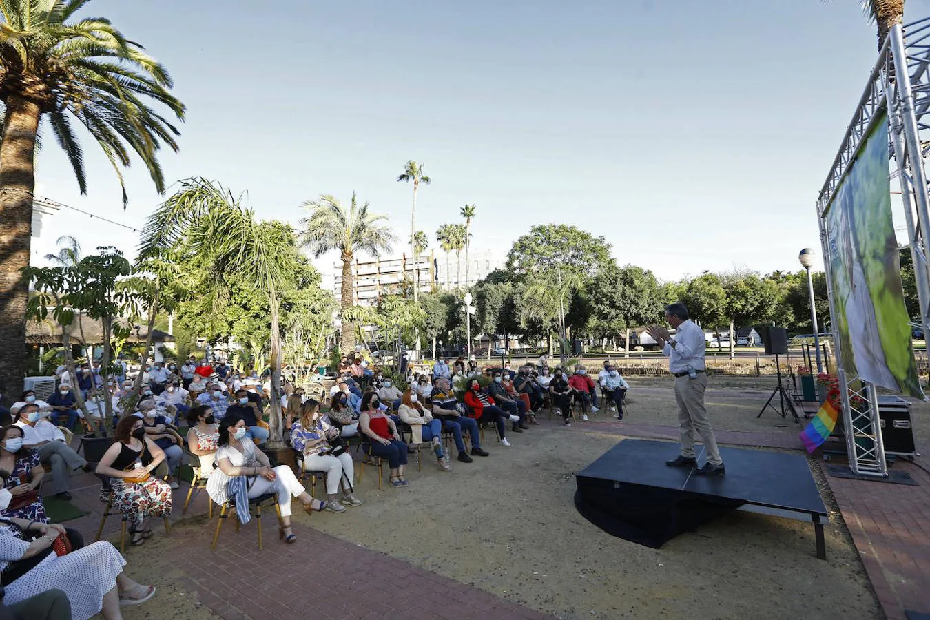 El acto de Juan Espadas en Córdoba, en imágenes