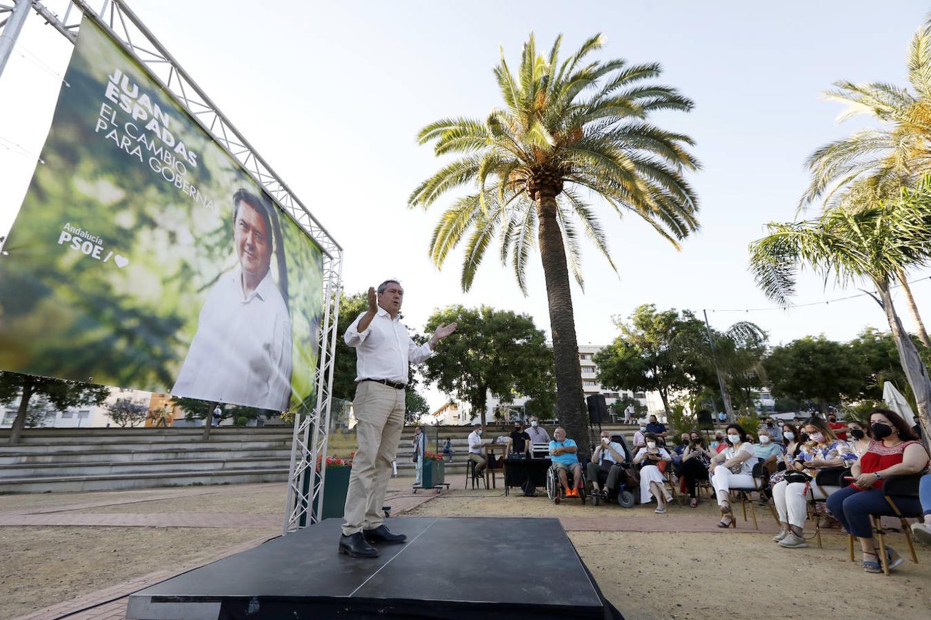 El acto de Juan Espadas en Córdoba, en imágenes