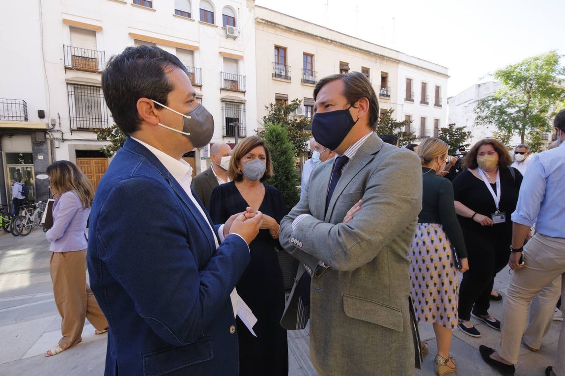 En imágenes, arranca la vacunación Covid en la sede del Ayuntamiento de Córdoba