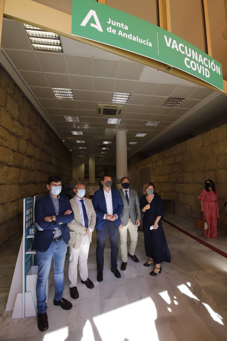 En imágenes, arranca la vacunación Covid en la sede del Ayuntamiento de Córdoba