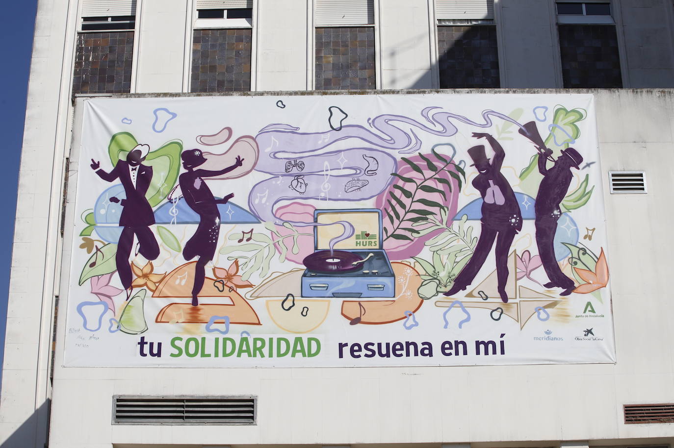 El mural de internos del Centro de Menores para los donantes de órganos de Córdoba, en imágenes