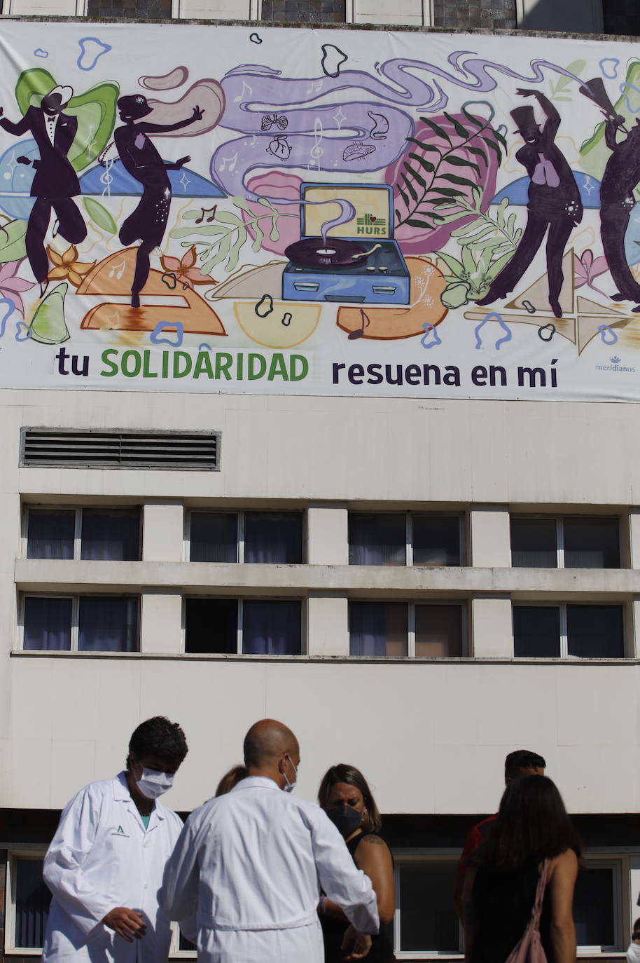 El mural de internos del Centro de Menores para los donantes de órganos de Córdoba, en imágenes