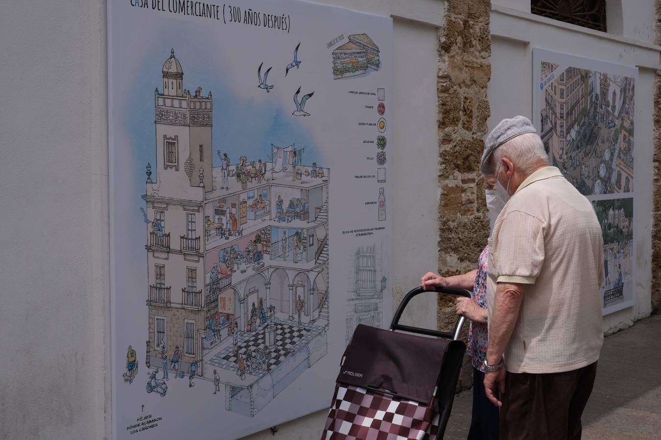 Inauguración de la exposición ‘Cádiz a los cuatro vientos’ en el Mercado Central