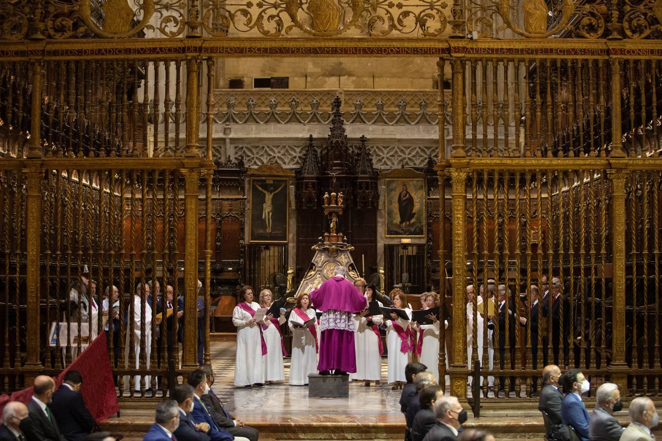 Misa solemne de despedida de monseñor Asenjo en la Catedral de Sevilla