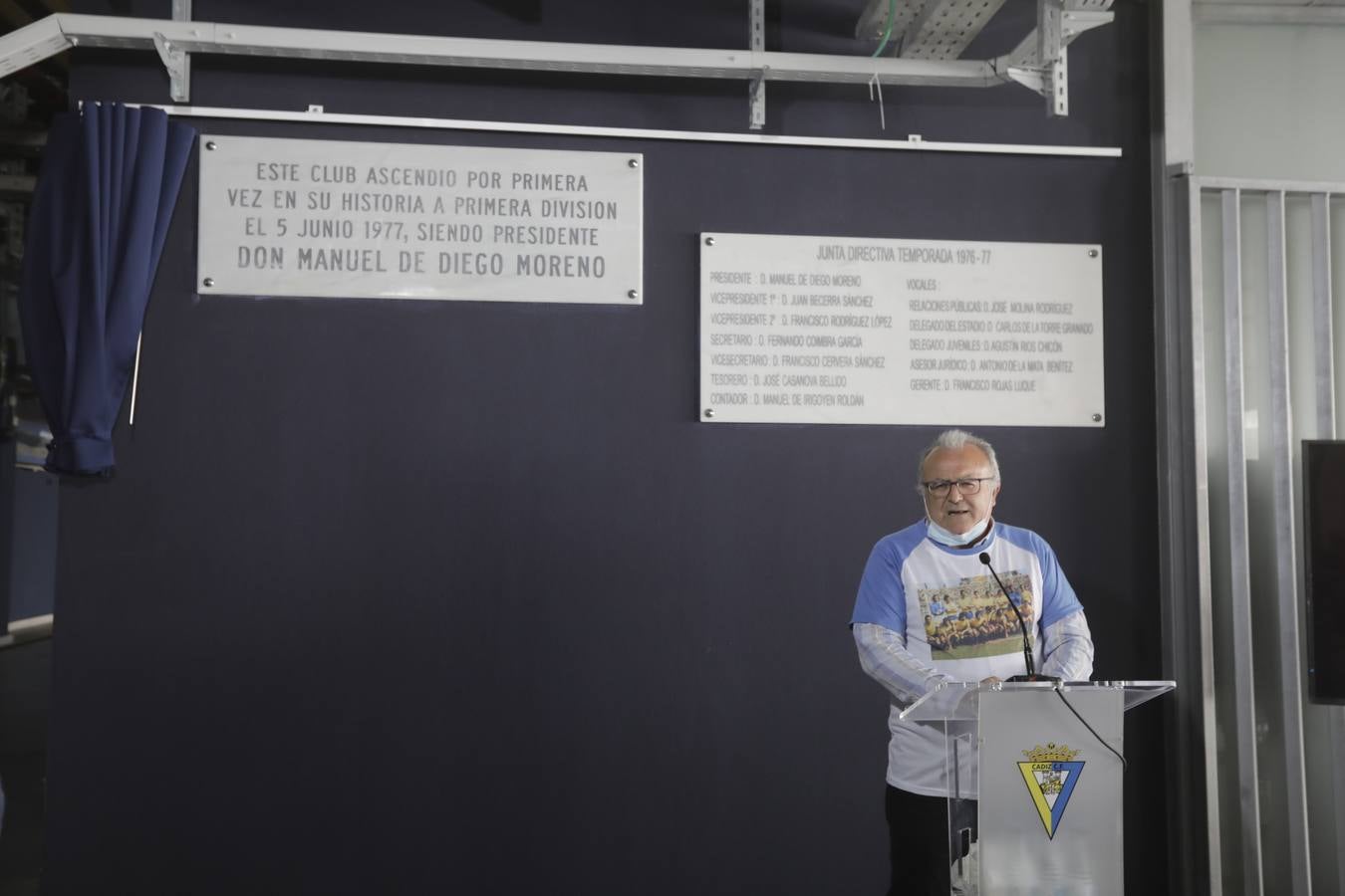 El homenaje al primer ascenso, en imágenes