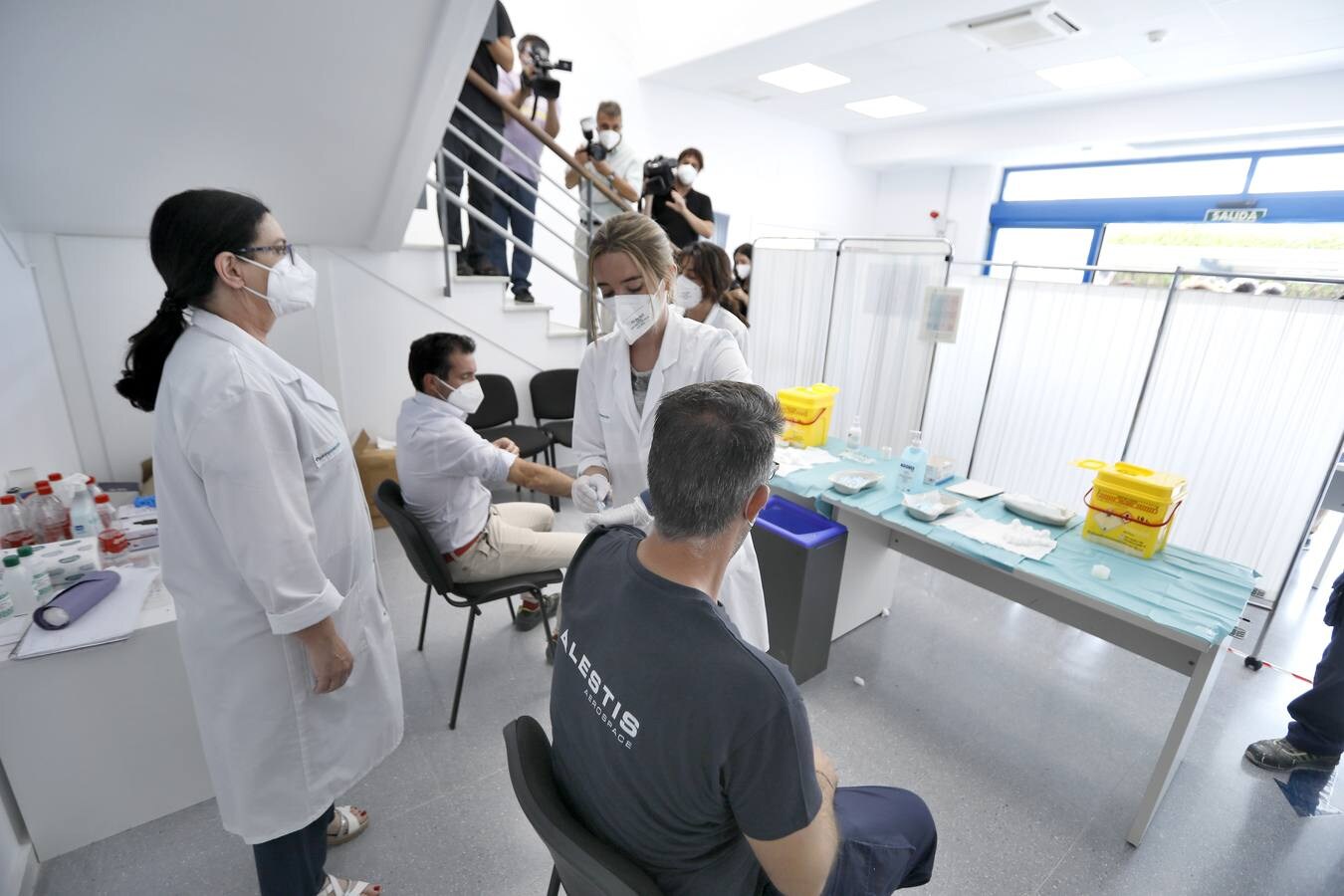 Las empresas de Andalucía empiezan a vacunar contra el coronavirus