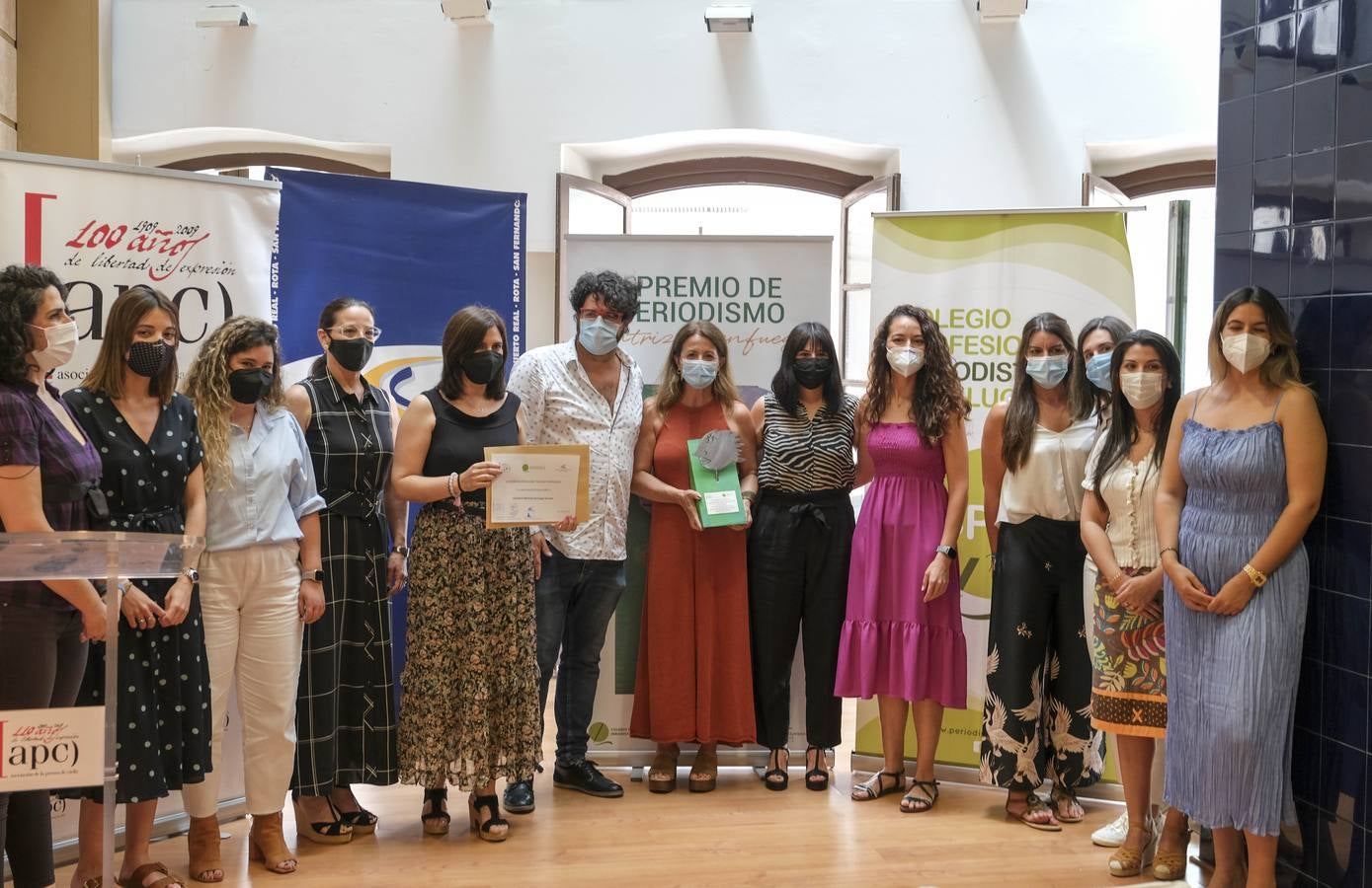 Fotos: Entrega del premio Beatriz Cienfuegos en la Asociación de la Prensa de Cádiz