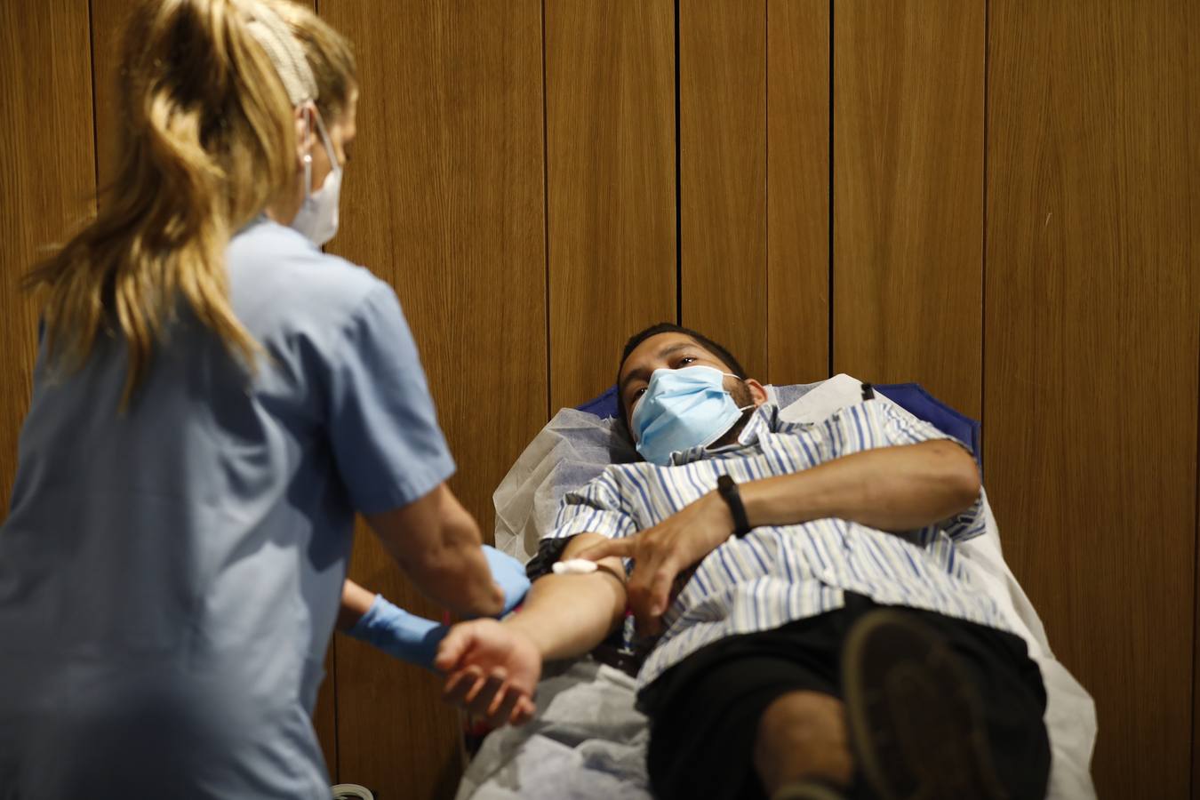 La donación de sangre en la Fundación Cajasol de Córdoba, en imágenes