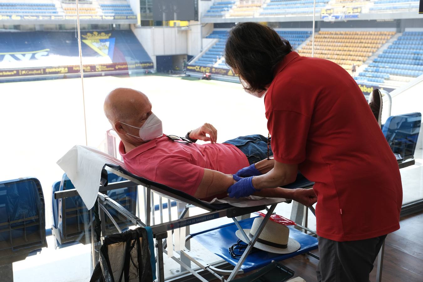 Fotos: Donación de sangre en el Estadio Carranza