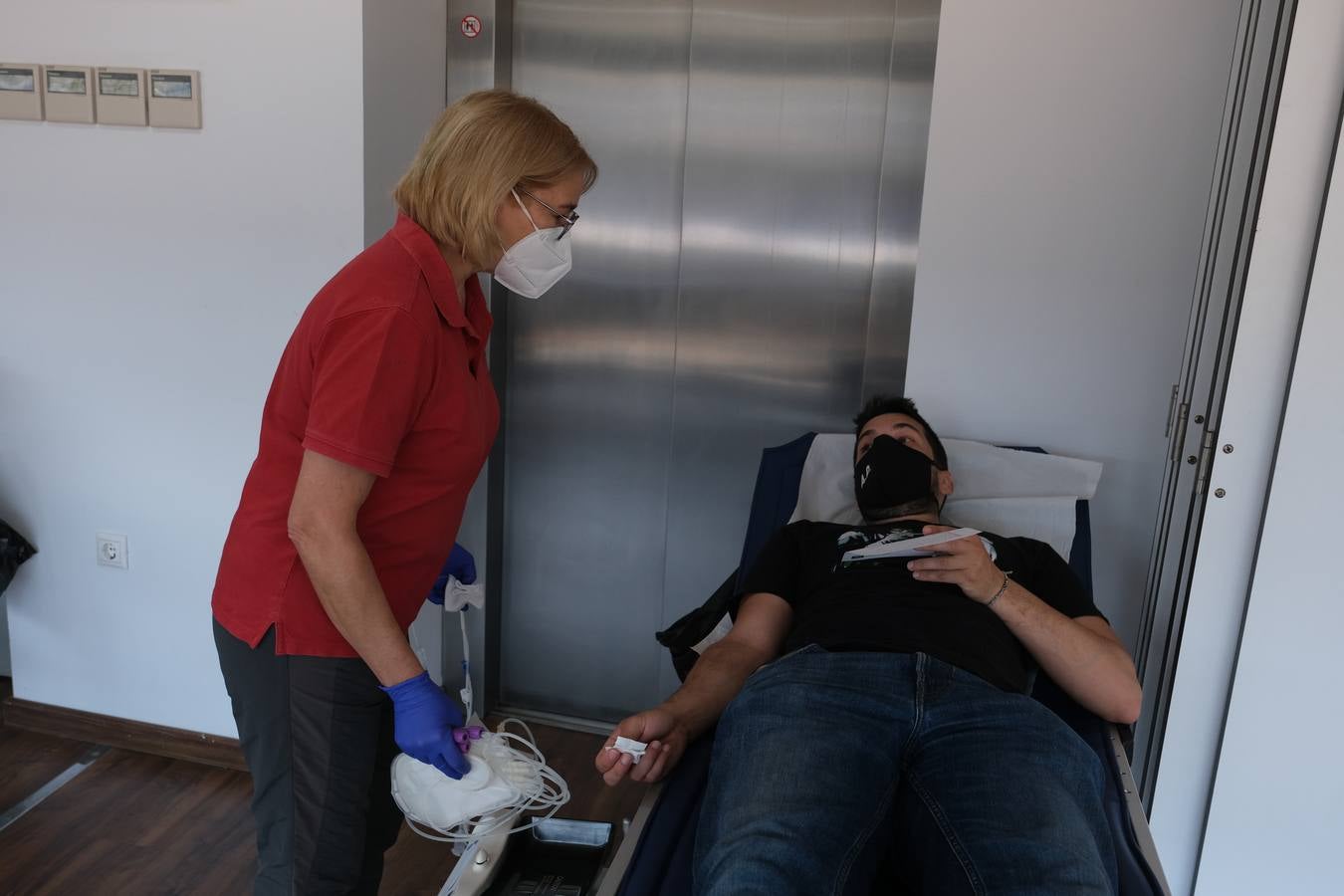 Fotos: Donación de sangre en el Estadio Carranza