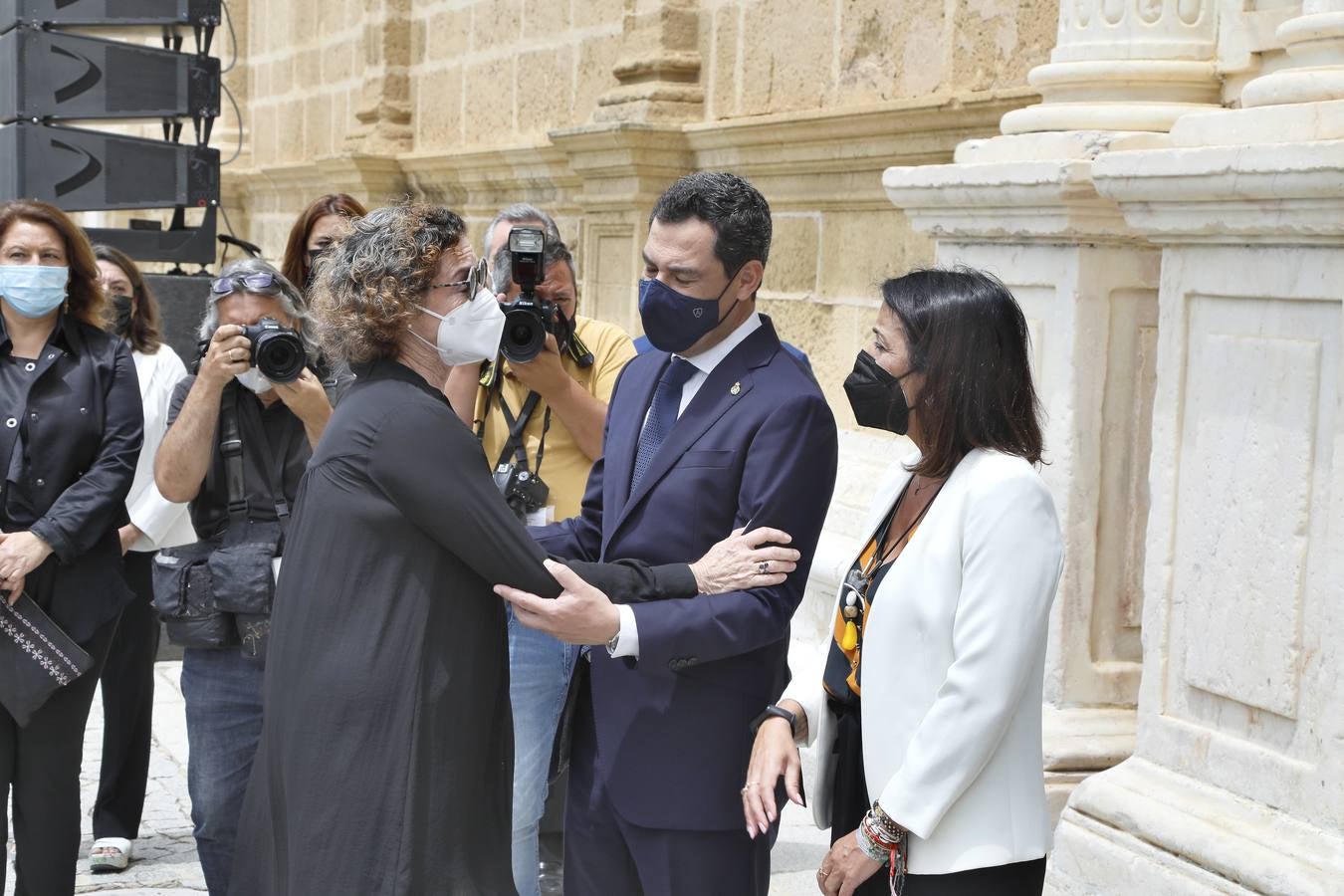 Capilla ardiente de Manuel Clavero en el Parlamento de Andalucía