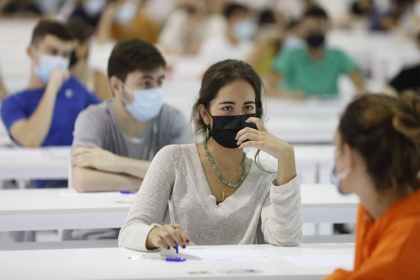 Selectividad 2021 Sevilla: las medidas anticovid marcan el primer día de exámenes en la UPO