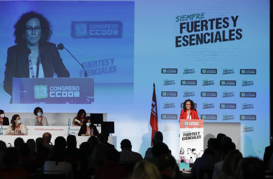 En imágenes, el congreso regional del sindicato CCOO en Sevilla