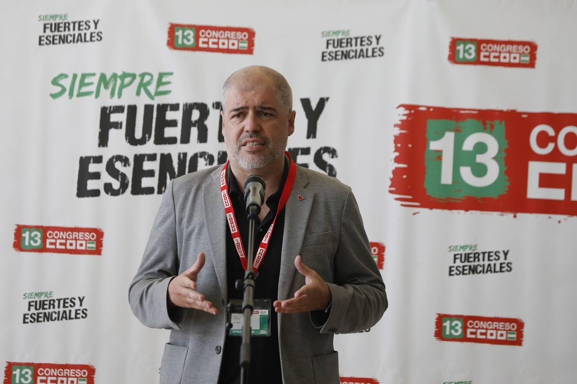 En imágenes, el congreso regional del sindicato CCOO en Sevilla