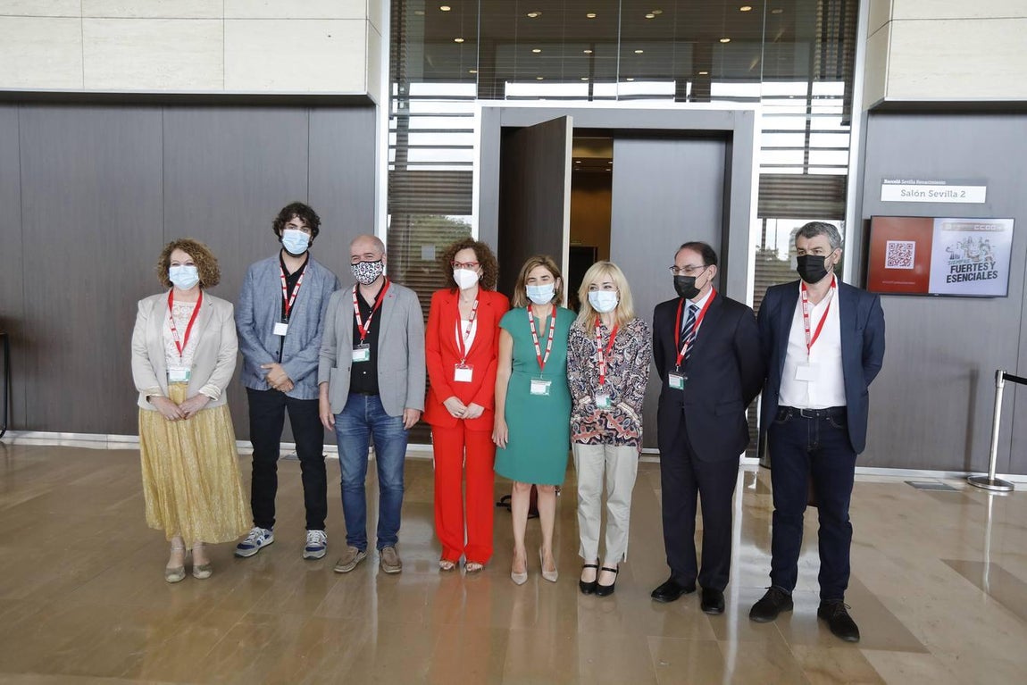 En imágenes, el congreso regional del sindicato CCOO en Sevilla