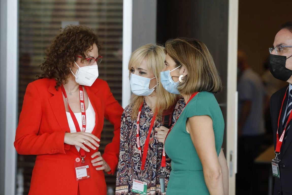 En imágenes, el congreso regional del sindicato CCOO en Sevilla