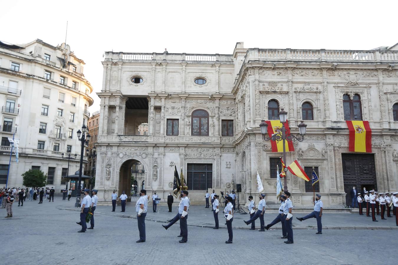 Actos con motivo del centenario de la base de Tablada