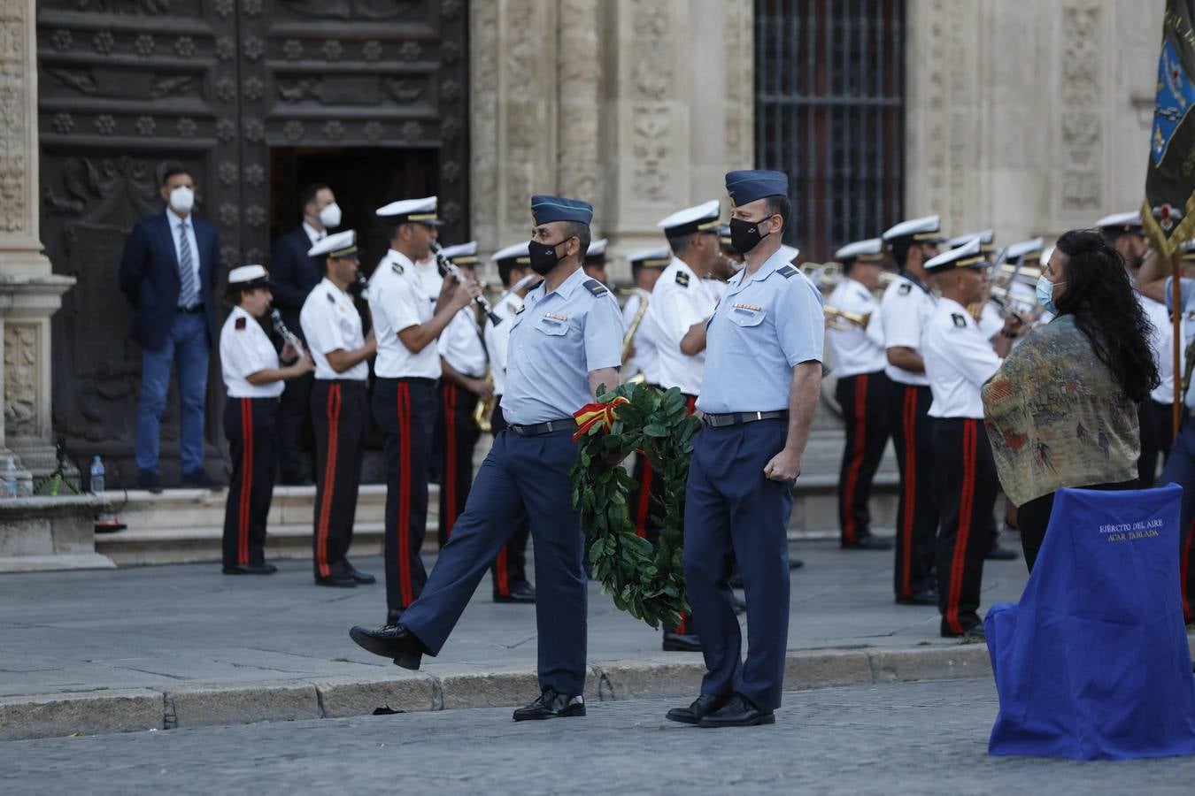 Actos con motivo del centenario de la base de Tablada