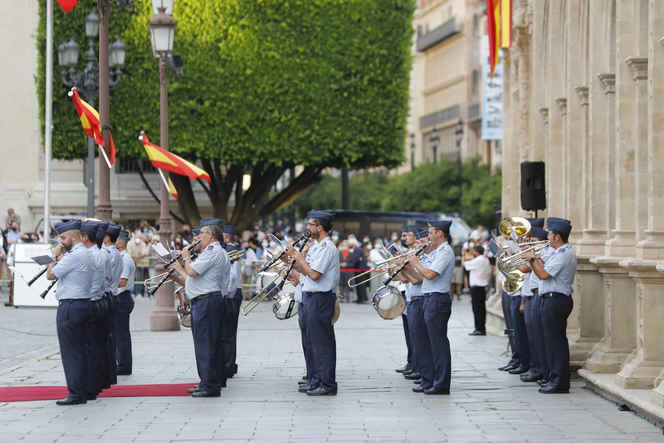 Actos con motivo del centenario de la base de Tablada