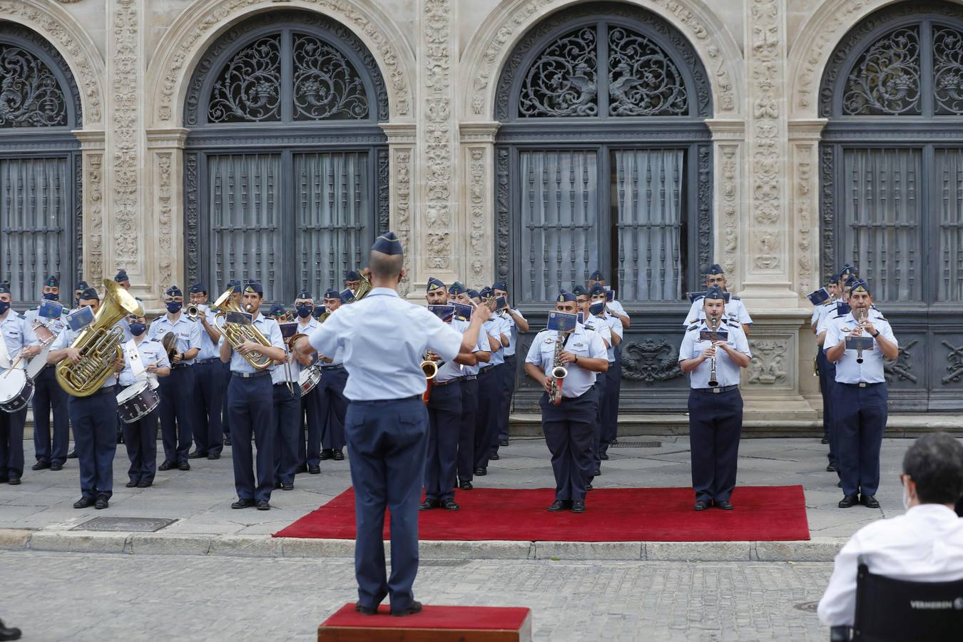 Actos con motivo del centenario de la base de Tablada