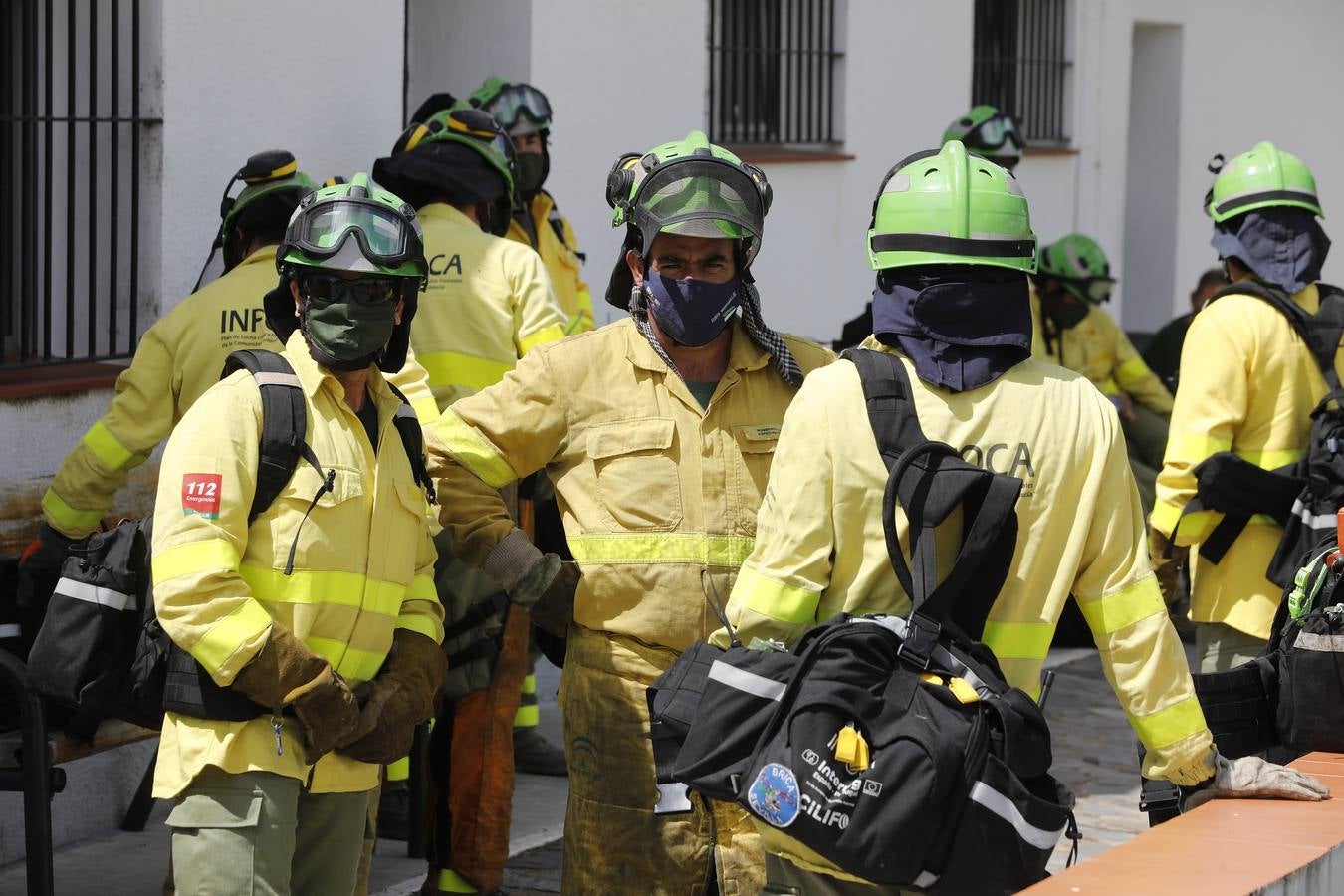 Los helicópteros Súper Puma, preparados contra el fuego