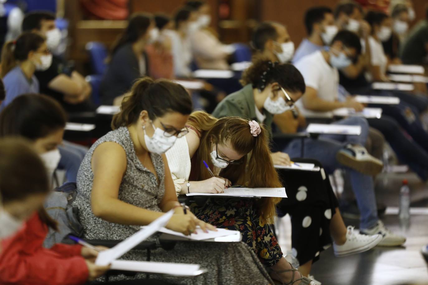 En imágenes, las oposiciones al cuerpo de profesores en Córdoba